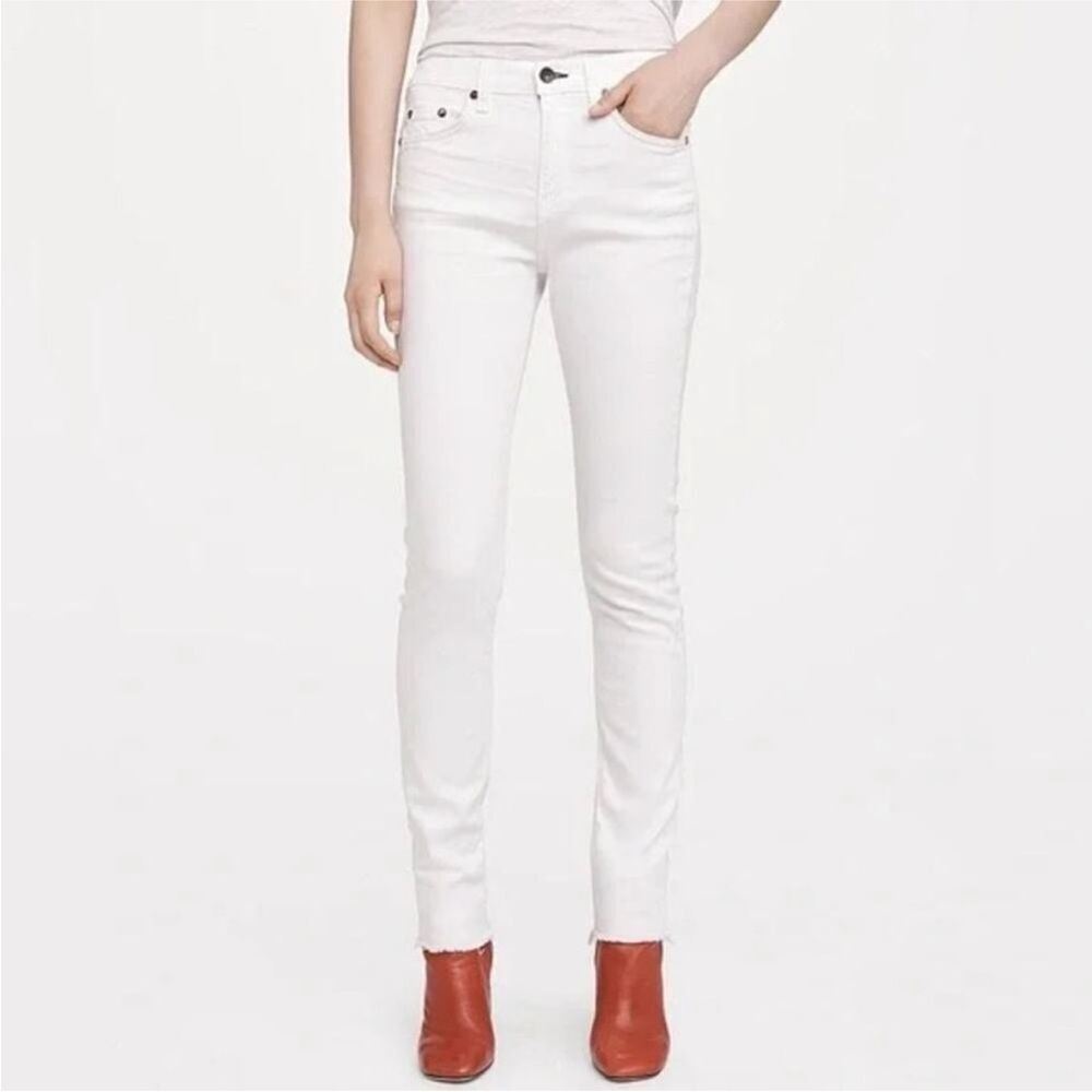 Rag & Bone Aged White 10 Inch Classic White Skinny Jeans Women’s NWT